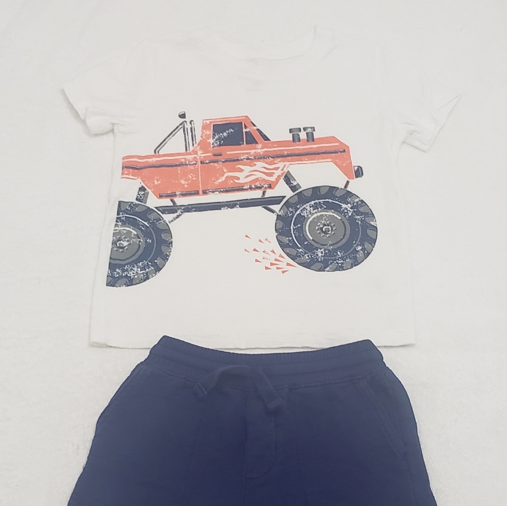 Carters Boys Shorts & Jumping Beans Shirt